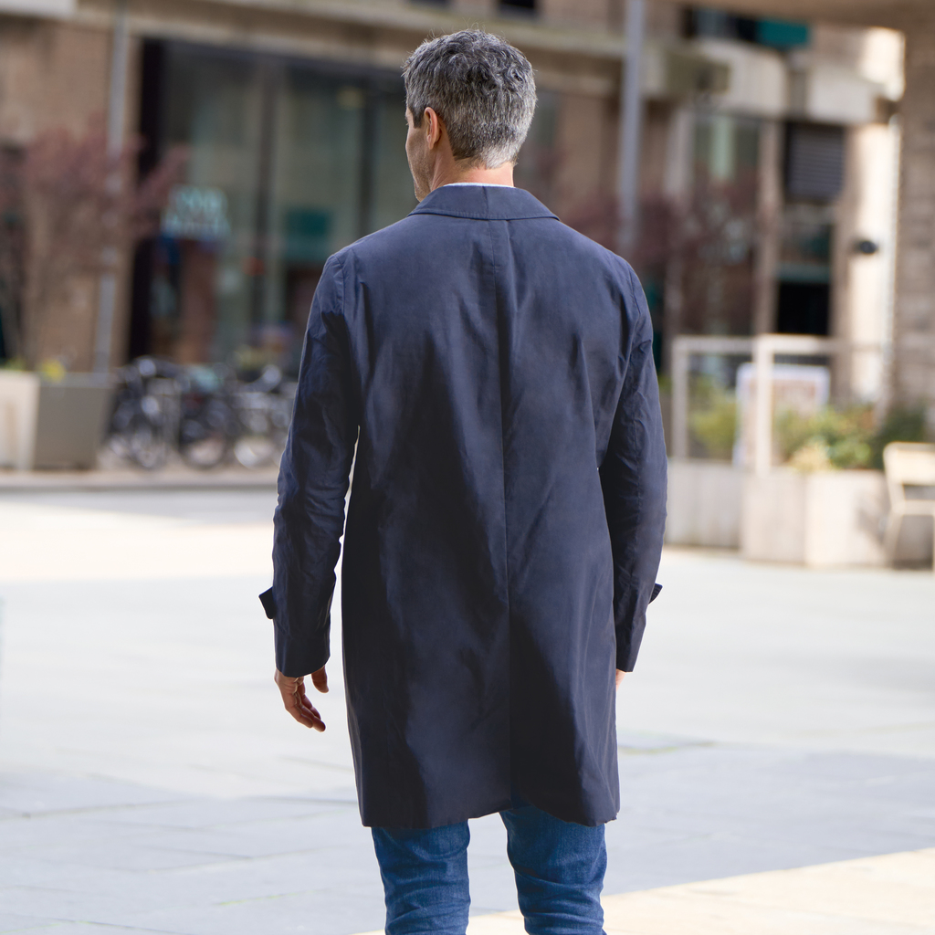 Risby & Leckonfield Kurzmantel Bembridge Navy Gr. 54 - 4 Risby & Leckonfield Kurzmantel Bembridge Navy Gr. 54 - 4