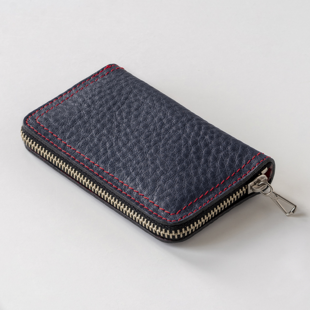 Hammann Maniküreetui Hirschleder Blau/Rot Hammann Maniküreetui Hirschleder Blau/Rot