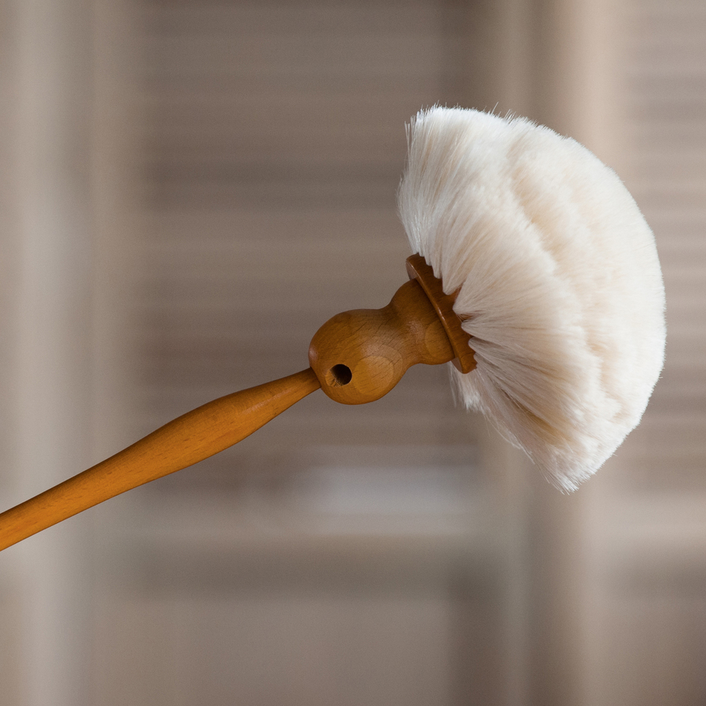 Staubwedel aus Ziegenhaar Staubwedel aus Ziegenhaar