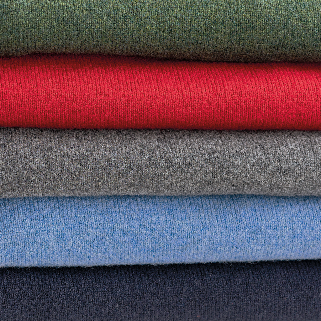 Lambswool-Pullover mit V-Ausschnitt Navy Gr. 54 - 4