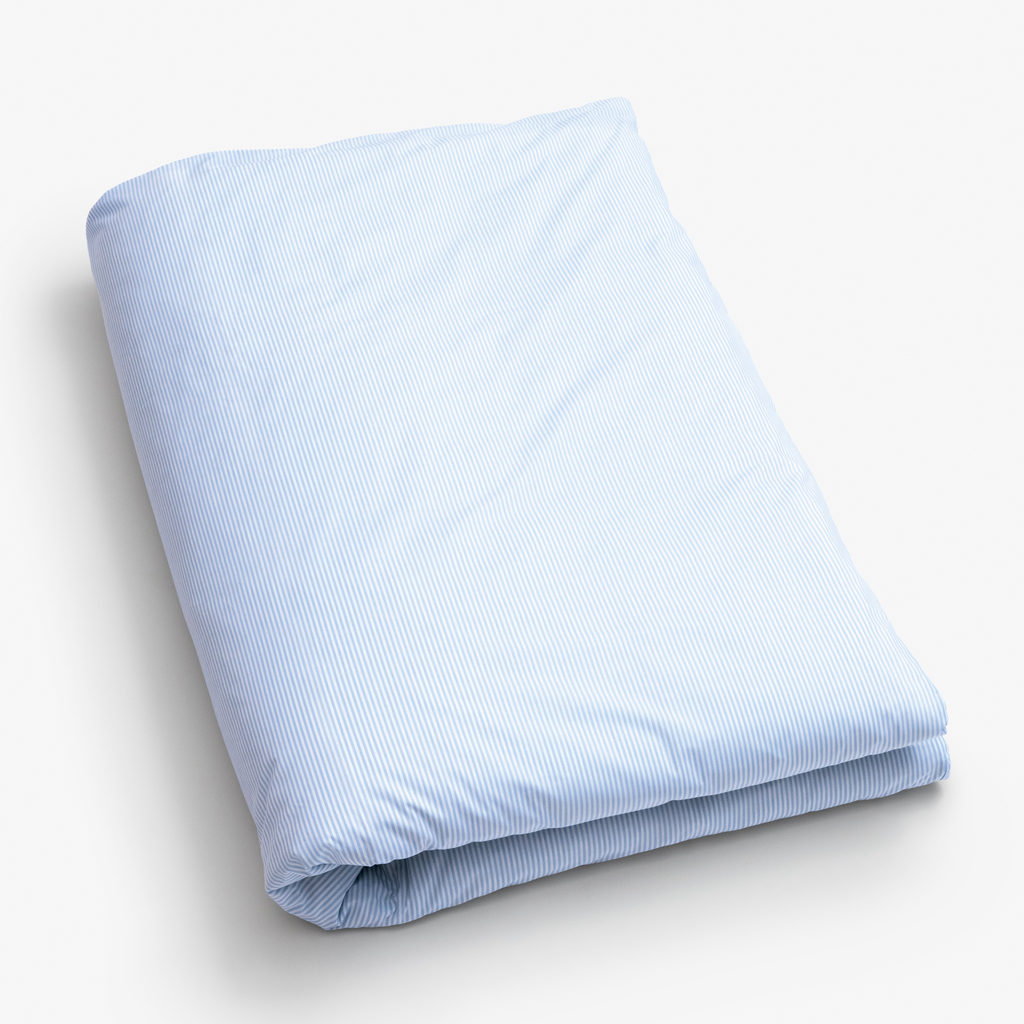 Bettbezug Liselund Streifen Hellblau 155 x 220 cm