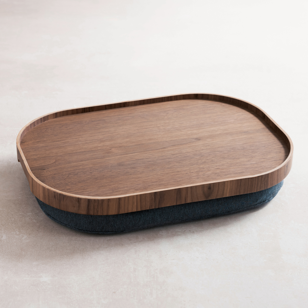 Ovales Laptray mit Rand - 4