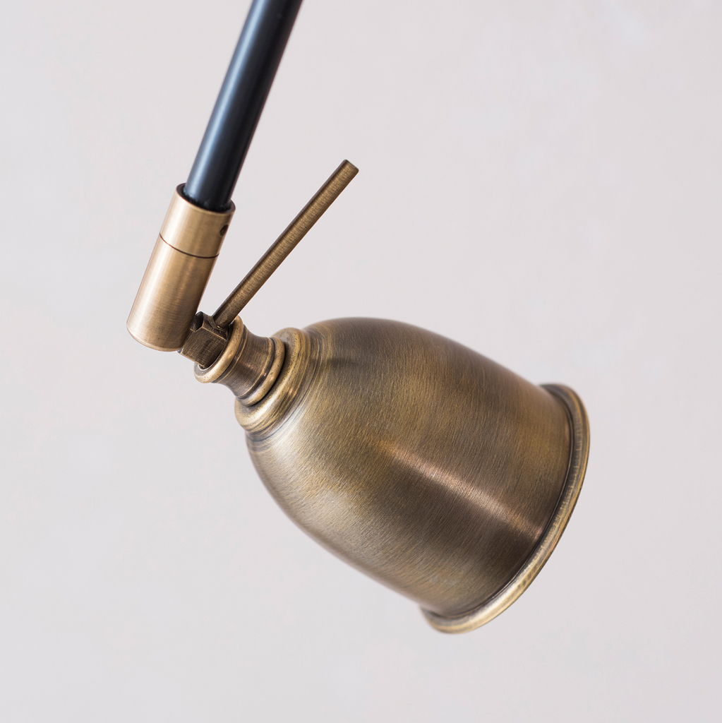 Casadisagne Wandleuchte Zwolle Schwarz / Messing - 3 Casadisagne Wandleuchte Zwolle Schwarz / Messing - 3