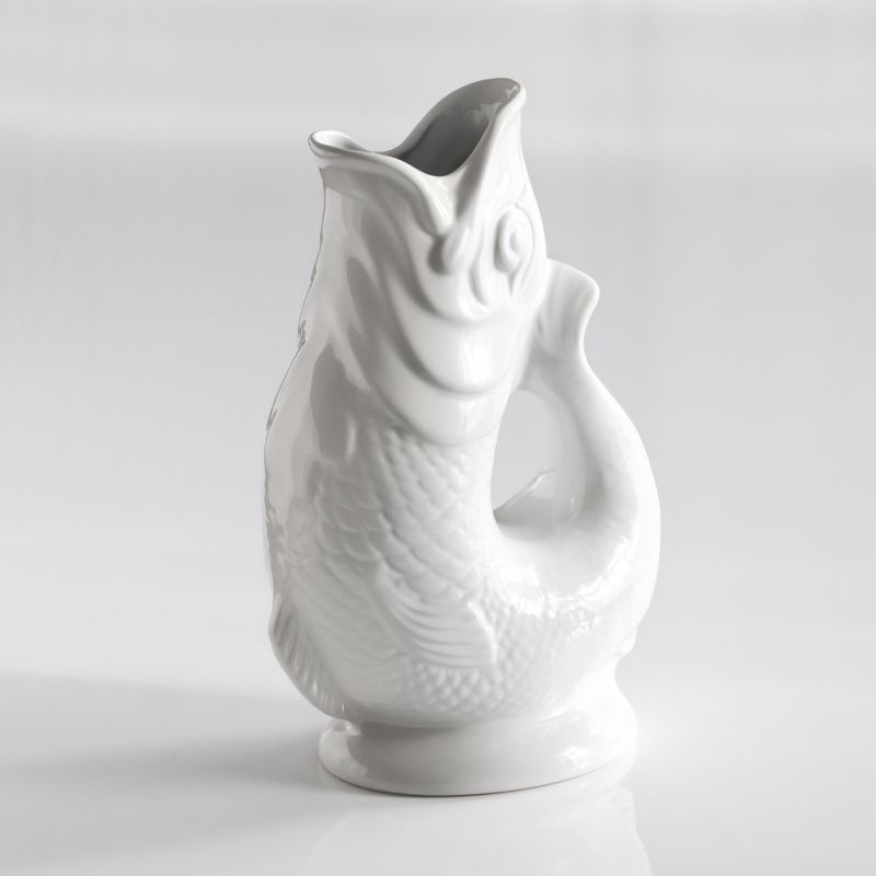 Karaffe Gluggle Jug Weiß