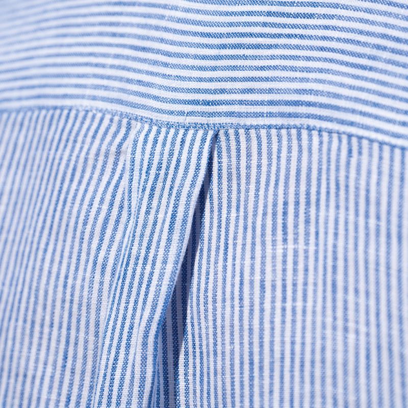 Ferreira de Almeida X Torquato Leinenhemd Blau gestreift - 4
