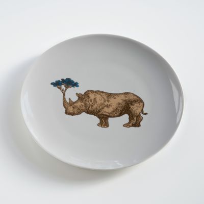 Somerset Großer Teller Nashorn