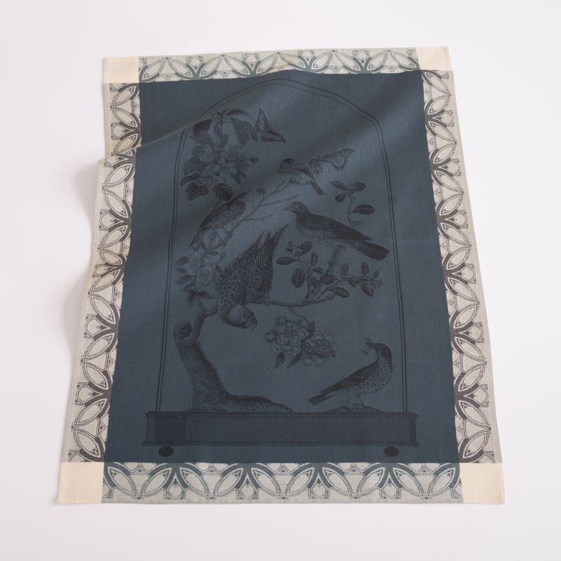 Le Jacquard Français Geschirrtuch Animales Nuit/Nachtblau