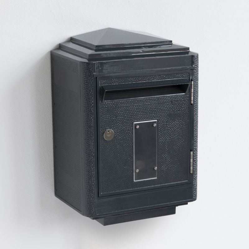 Briefkasten La Boîte Jaune Grand Modèle 1950 Dunkelgrau - 2