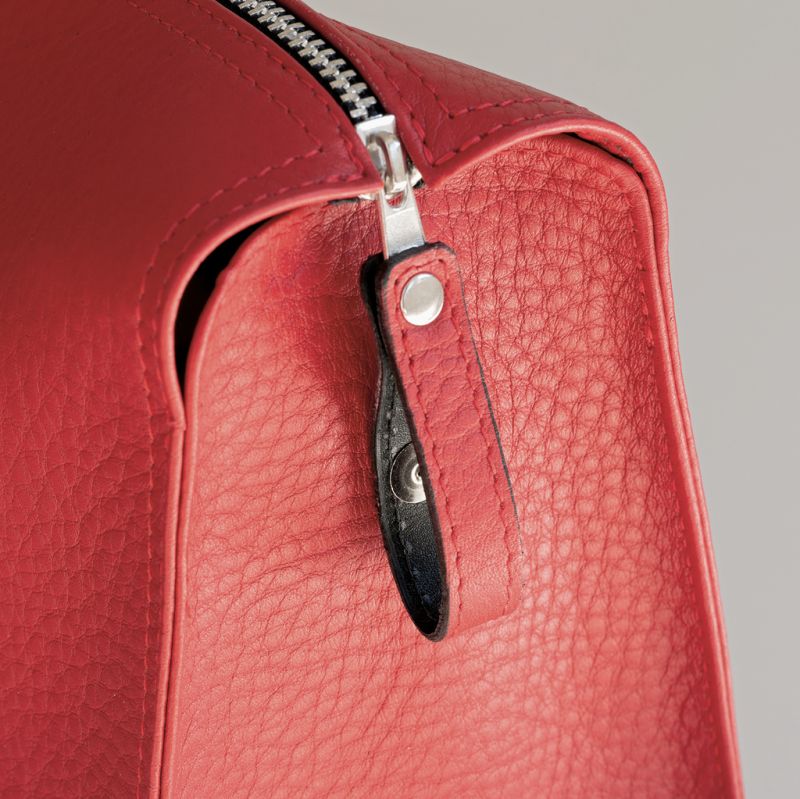Hammann Kosmetiktasche Kalbsleder Rot - 2