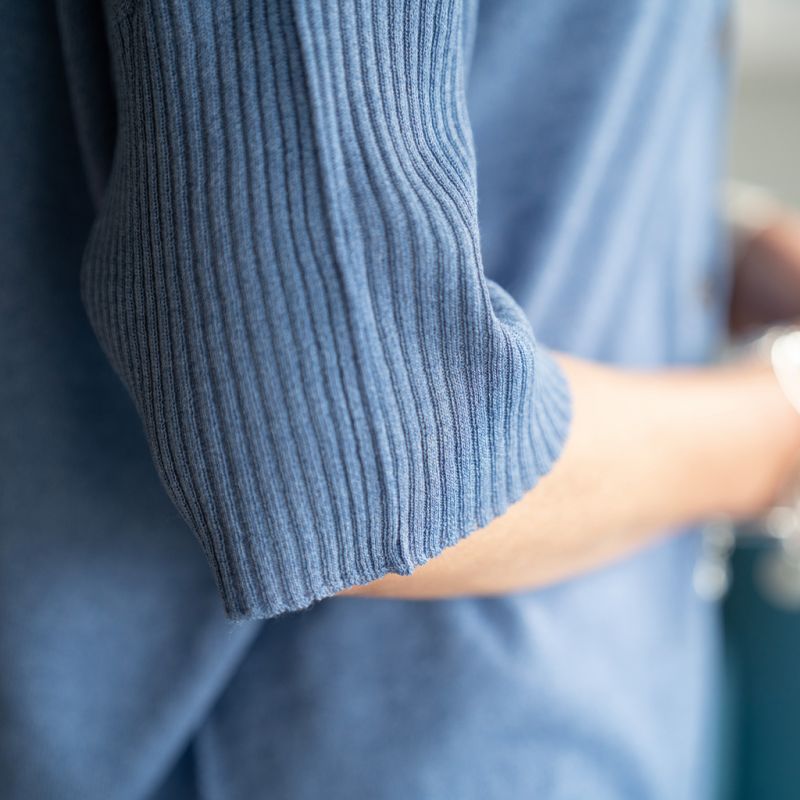 Sunday in Bed X Torquato Cardigan Baby Dusty Blue M - 3