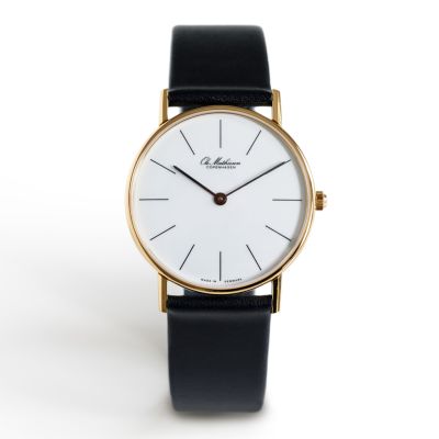 Ole Mathiesen Armbanduhr 1962 Classic 33 striche/vergoldet