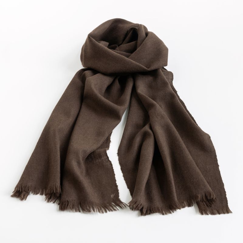 Kashmir Loom x Torquato Schal Dark Yak