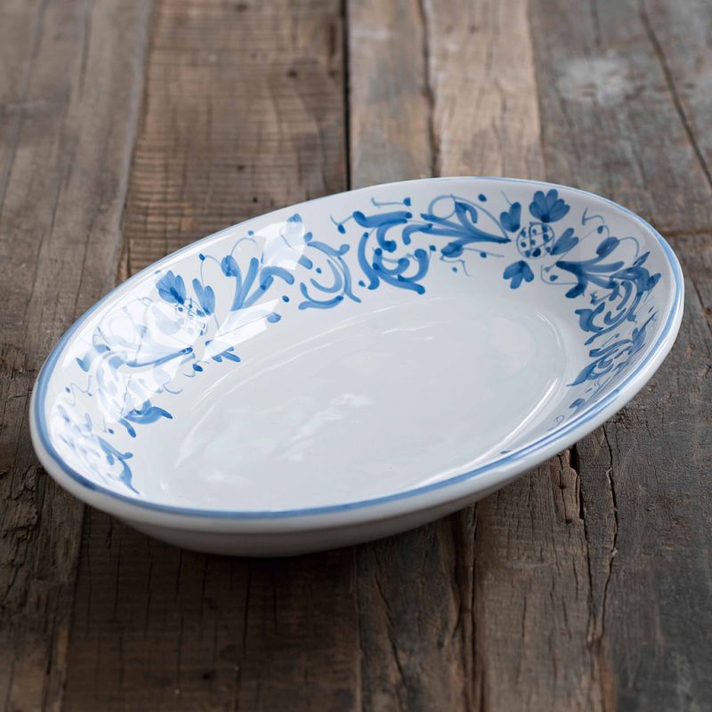 Ruggeri Adelasia Blu Ovale Platte 36 cm
