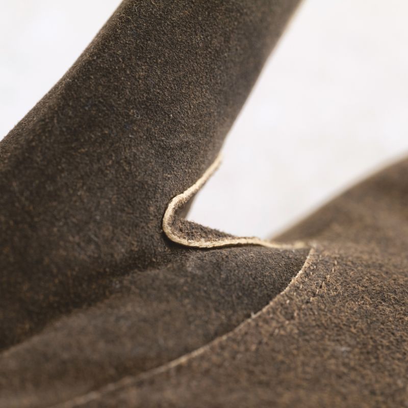 Ziegenlederhandschuhe mit Kaschmirfutter Walnuß - 5