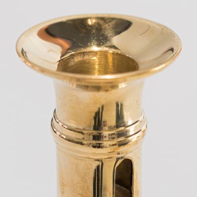 Schiebeleuchter 1830 aus Messing poliert - 4