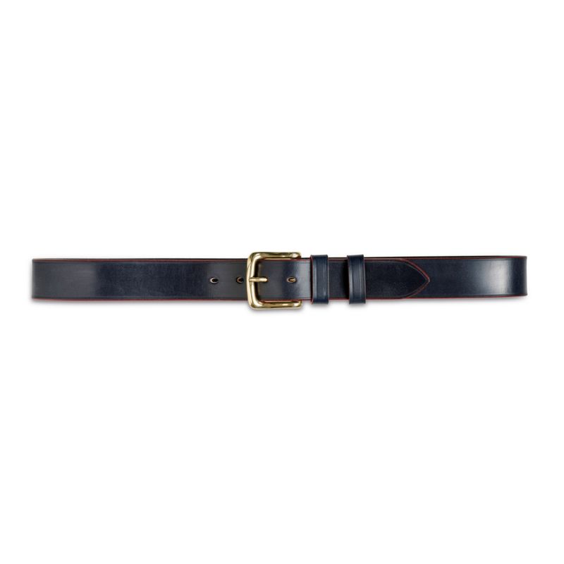 Broadway Gürtel Messingschnalle Navy 85
