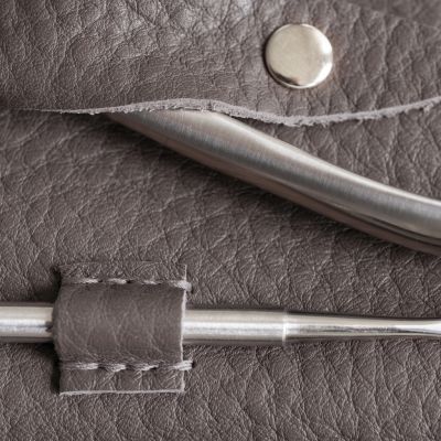 Hammann Maniküre-Etui Taupe groß - 4