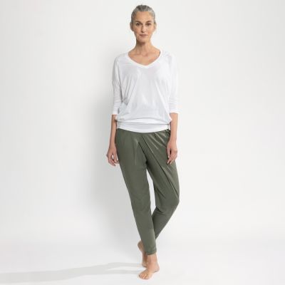 Sunday in Bed X Torquato Pyjamahose Mila lang Olive XL - 3