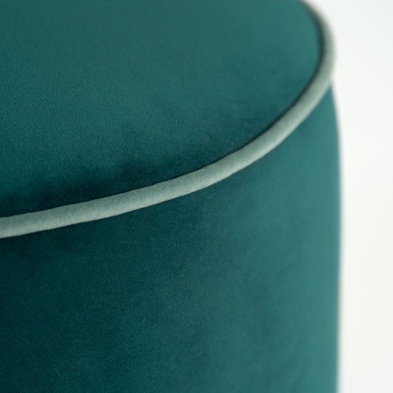 Samtpouf Audrey Petrol / Mint - 2