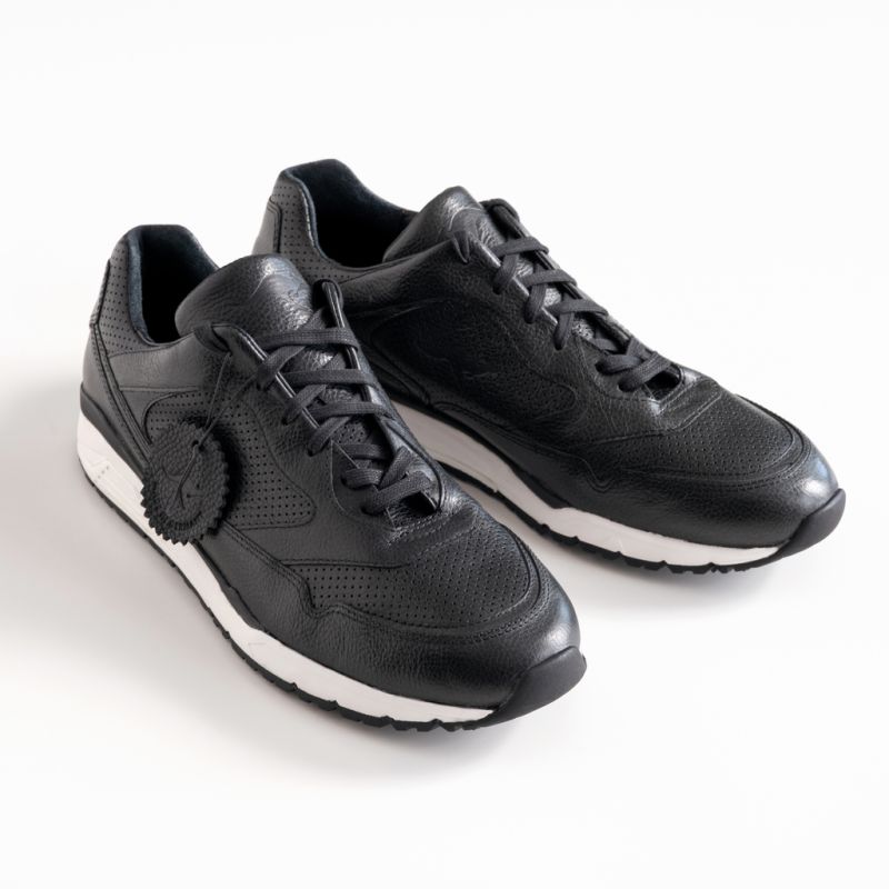KangaROOS Leder-Sneaker Voltera Ultimate Black Gr. 43