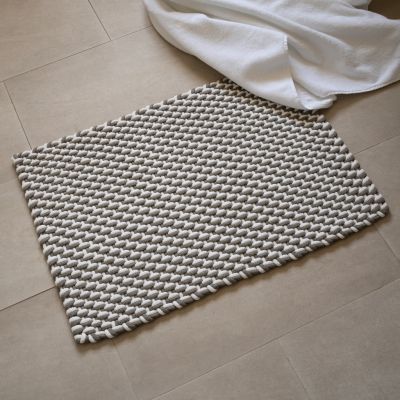 Badematte aus recyceltem PET Grey/White - 3