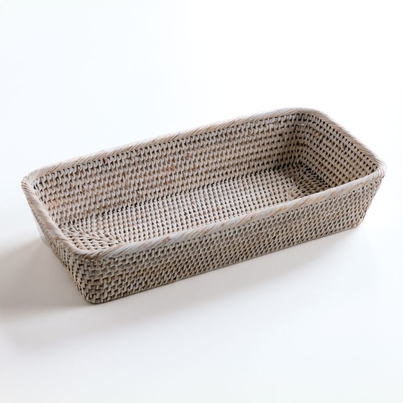 Großer Brotkorb Rattan Hell