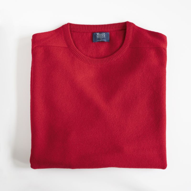 Lambswool-Pullover mit Rundhalsausschnitt Chianti Gr. 58