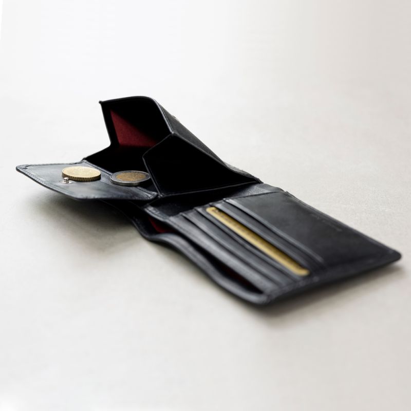 Balfour & Poole Portmonnaie mit Münzfach Schwarz - 2