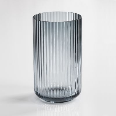 Lyngby-Vase Groß Midnight Blue