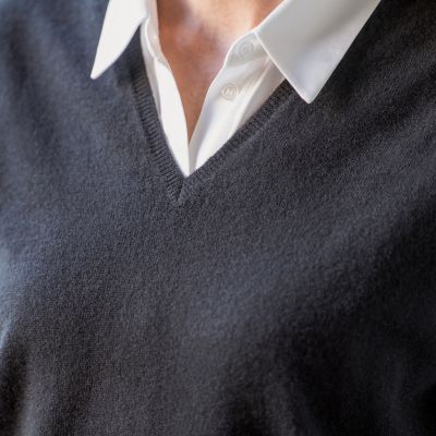 William Lockie X Torquato V-Ausschnitt Kaschmir Black M - 4