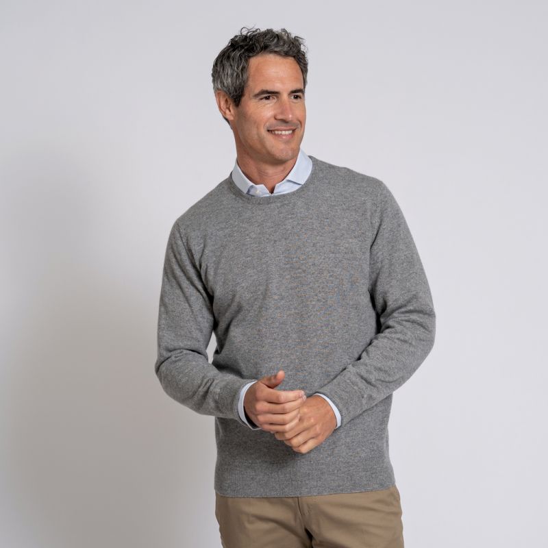 William Lockie X Torquato Rundhals Kaschmir Flannel 56