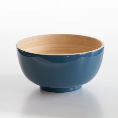 Bambus Salatschüssel S Blaugrau