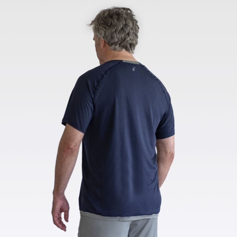 Dagsmejan Herren Stay Cool T-Shirt Navy Blue Gr. M - 2