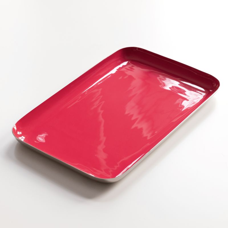 Wimborne Tray Ruby Red L