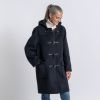 Gloverall Dufflecoat Damen Navy / Blackwatch Tartan XL - 2