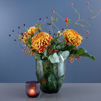 Vase Trapano Moosgrün - 4