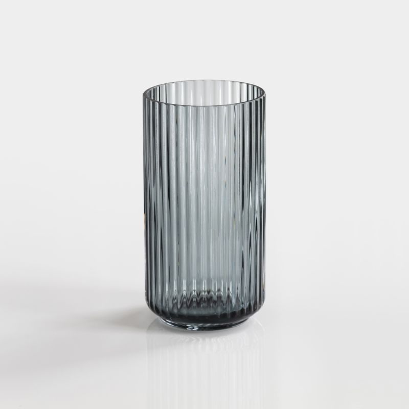 Lyngby-Vase Klein Midnight Blue