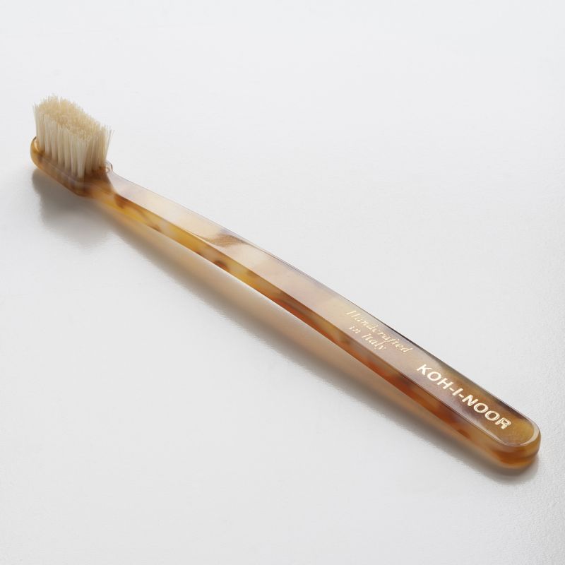 Koh-i-Noor Zahnbürsten mit Naturborsten Helles Horn