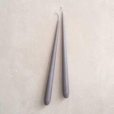 4 Ester & Erik Spitzkerzen Dark Zinc Grey