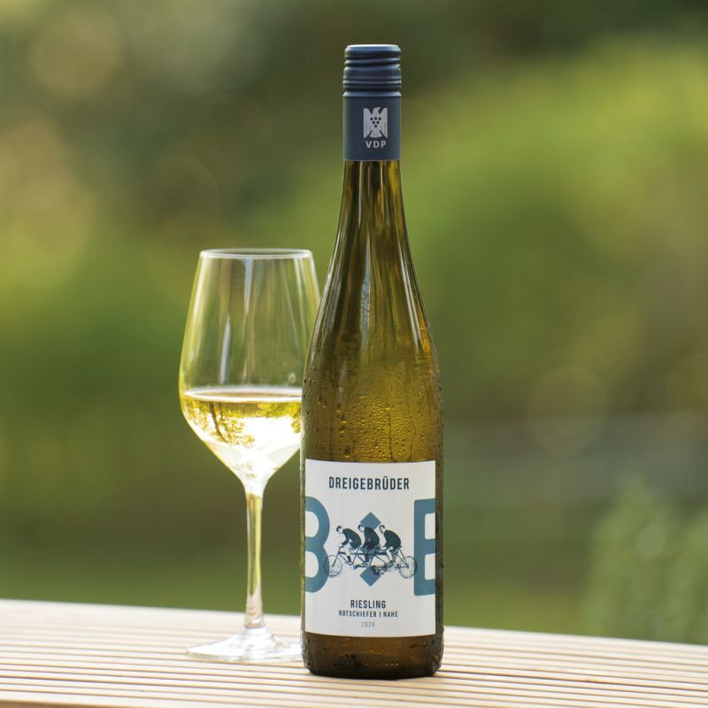 DREIGEBRÜDER Riesling Rotschiefer vom Weingut Prinz-Salm