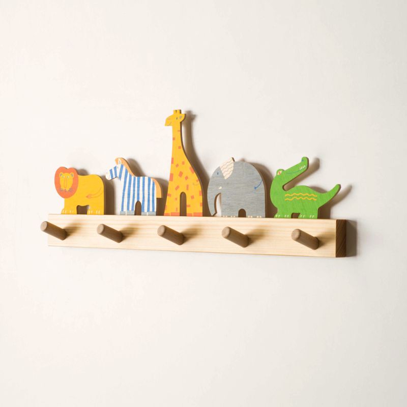 Kindergarderobe Wilde Tiere