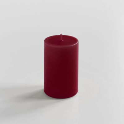 Ester & Erik Stumpenkerze 10 cm Ø 7 cm Wine Red