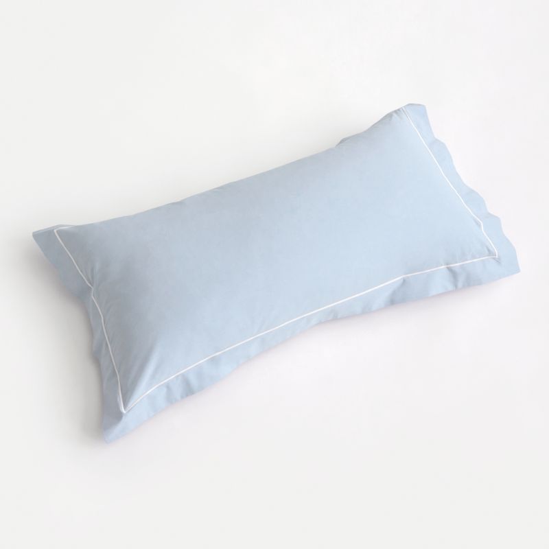 Kissenbezug Perkal Blau 40 x 80 cm