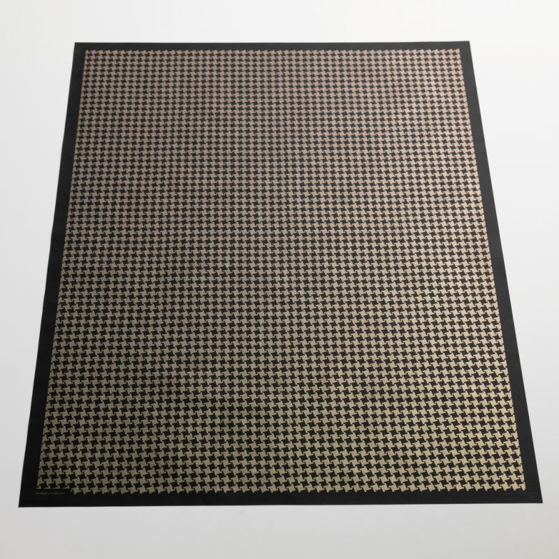 BETHGE Geschenkpapier Hahnentritt 50 x 70 cm (3 Bögen)