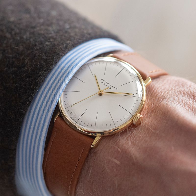 Max Bill Armbanduhr Gold 1962 - 4