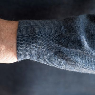 Gran Sasso Rollkragenpullover Blau Gr. 48 - 2