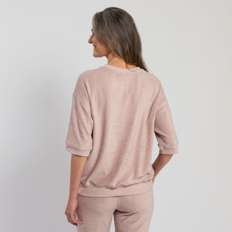 Sunday in Bed X Torquato Shirt Ivy Frottee Powder XL - 4