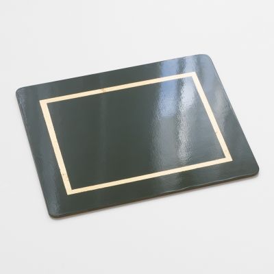 4 Tischsets 45 x 35 cm Green/Gold