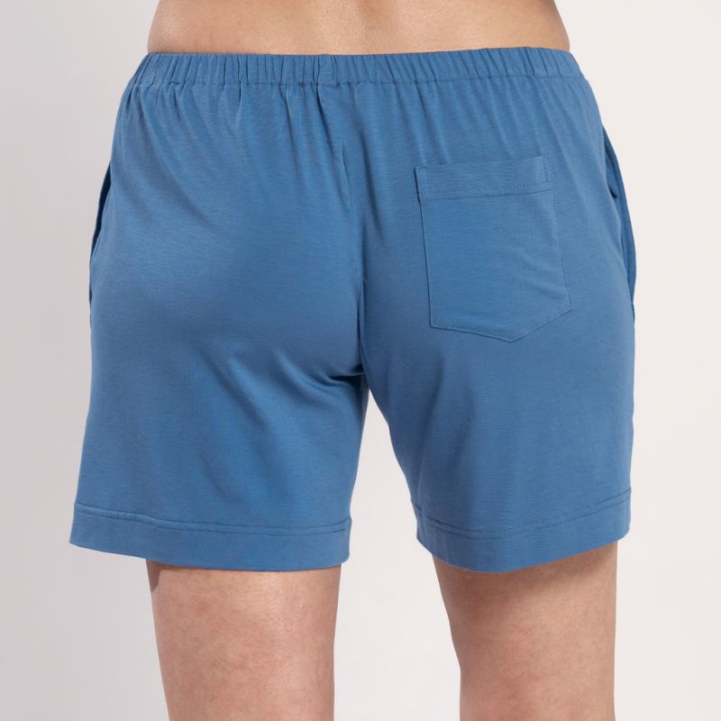 Sunday in Bed X Torquato Pyjamashorts Terry Blau L - 3