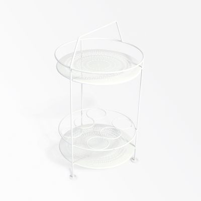 Fermob Tragbare Gartenbar Weiss